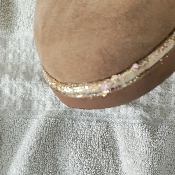 UGG Brown and Cream Fur-Lined Slippers - Picture 4 of 9